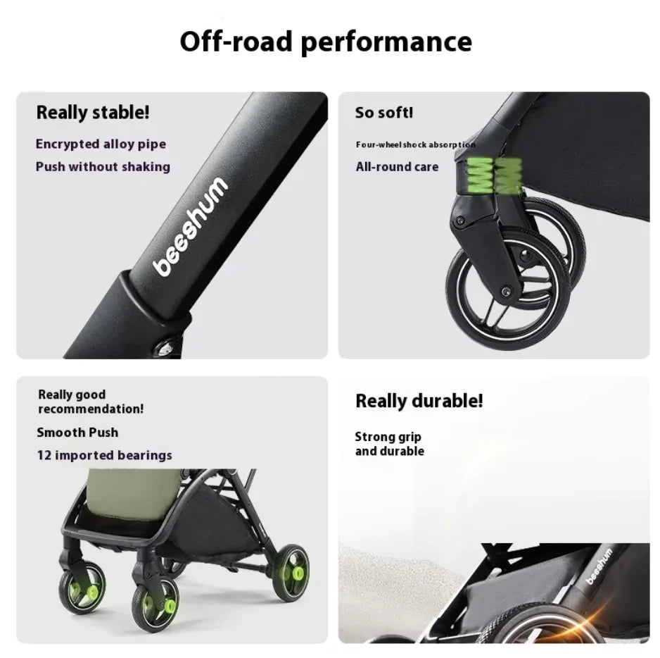 Lightweight Folding Baby Stroller