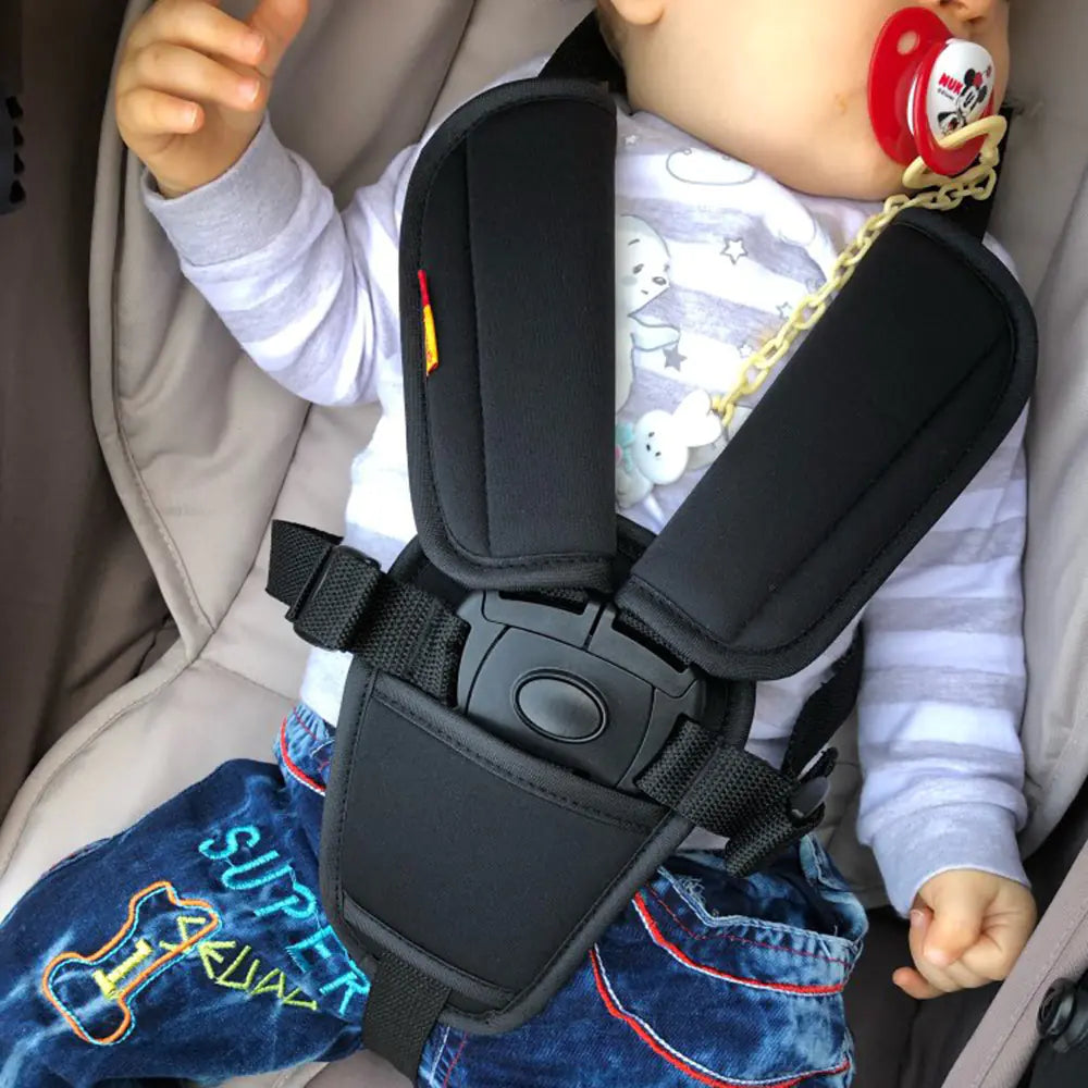 Baby Car Seat Shoulder Pad Set with Safety Belt Covers