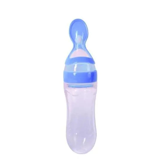 Silicone Baby Bottle, Rice Cereal Spoon, Feeding Bottle