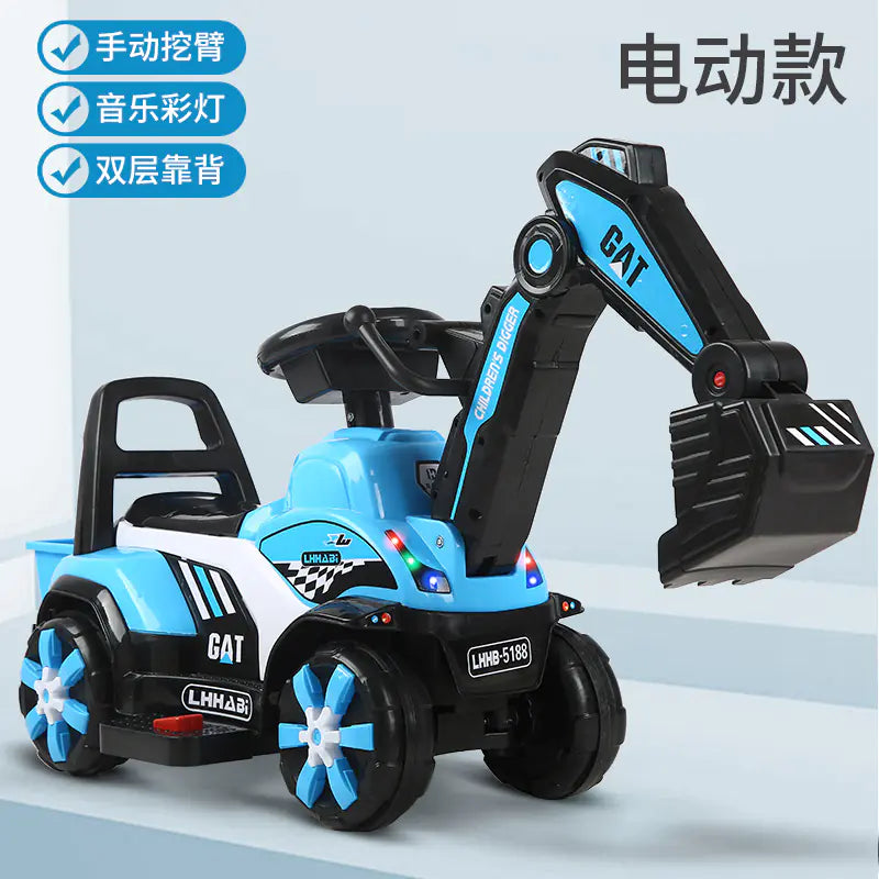 New Electric Excavator Toy for Kids Aged 1-3 Years
