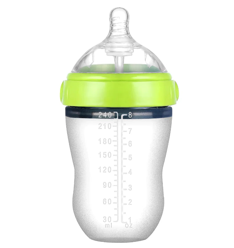 Baby Bottle with Spoon for Easy Feeding