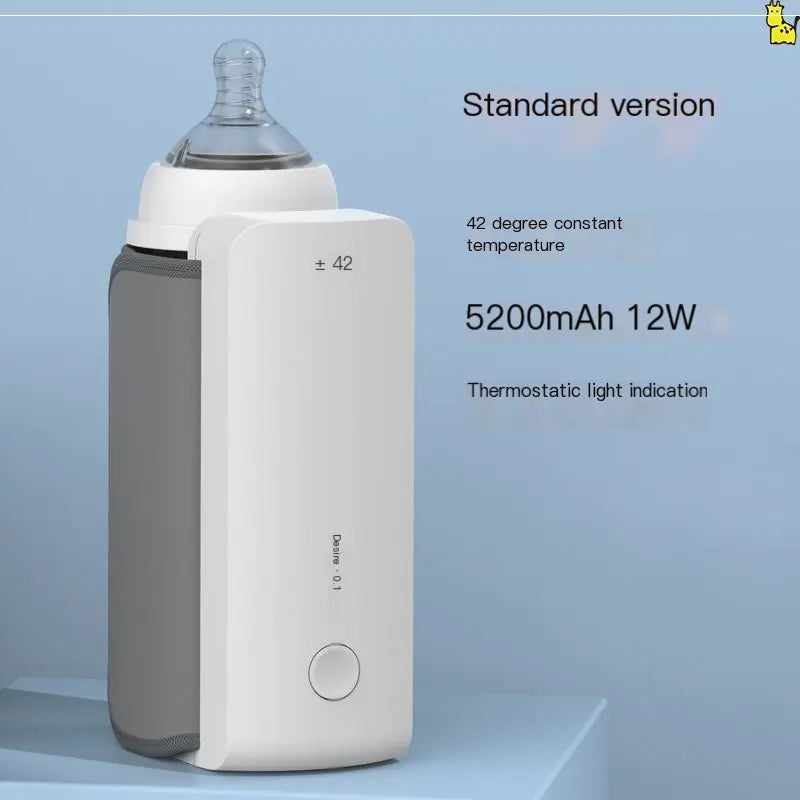 Rechargeable Baby Bottle Warmer with 6 Temperature Levels