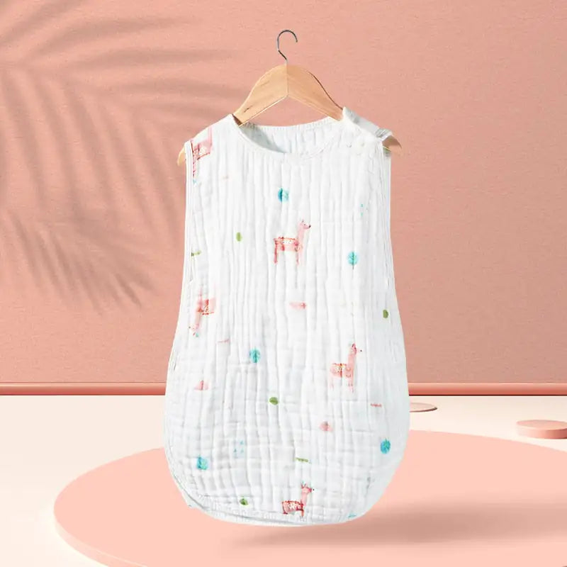 Cotton Gauze Baby Sleeping Bag Anti-Kick Vest