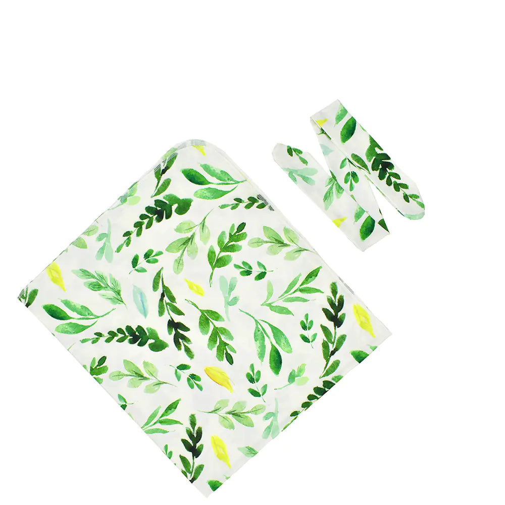 Newborn Baby Sleeping Bag with Swaddling Cap and Quilt