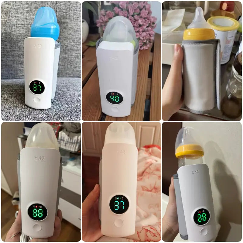 Rechargeable Baby Bottle Warmer with 6 Temperature Levels
