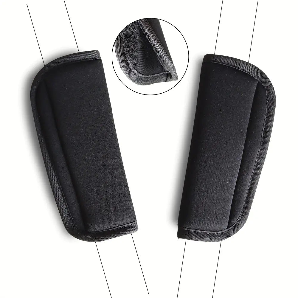Baby Car Seat Shoulder Pad Set with Safety Belt Covers