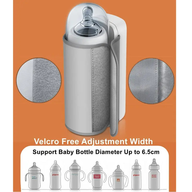 Rechargeable Baby Bottle Warmer with 6 Temperature Levels