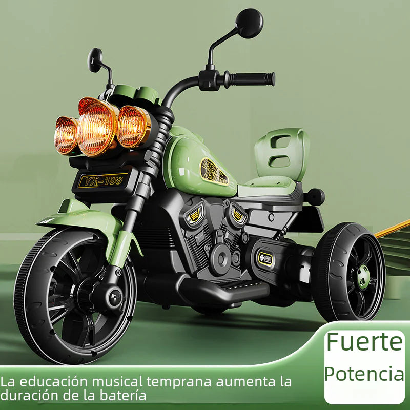 Children's Electric Trike with Remote Control (Battery-Powered)