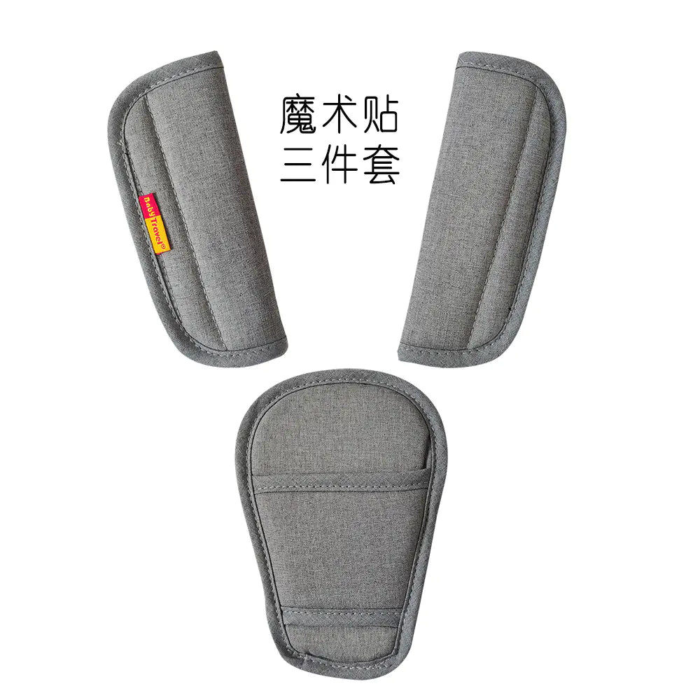 Baby Car Seat Shoulder Pad Set with Safety Belt Covers