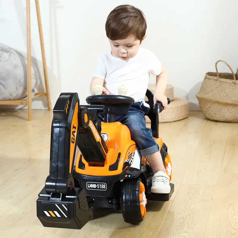 New Electric Excavator Toy for Kids Aged 1-3 Years